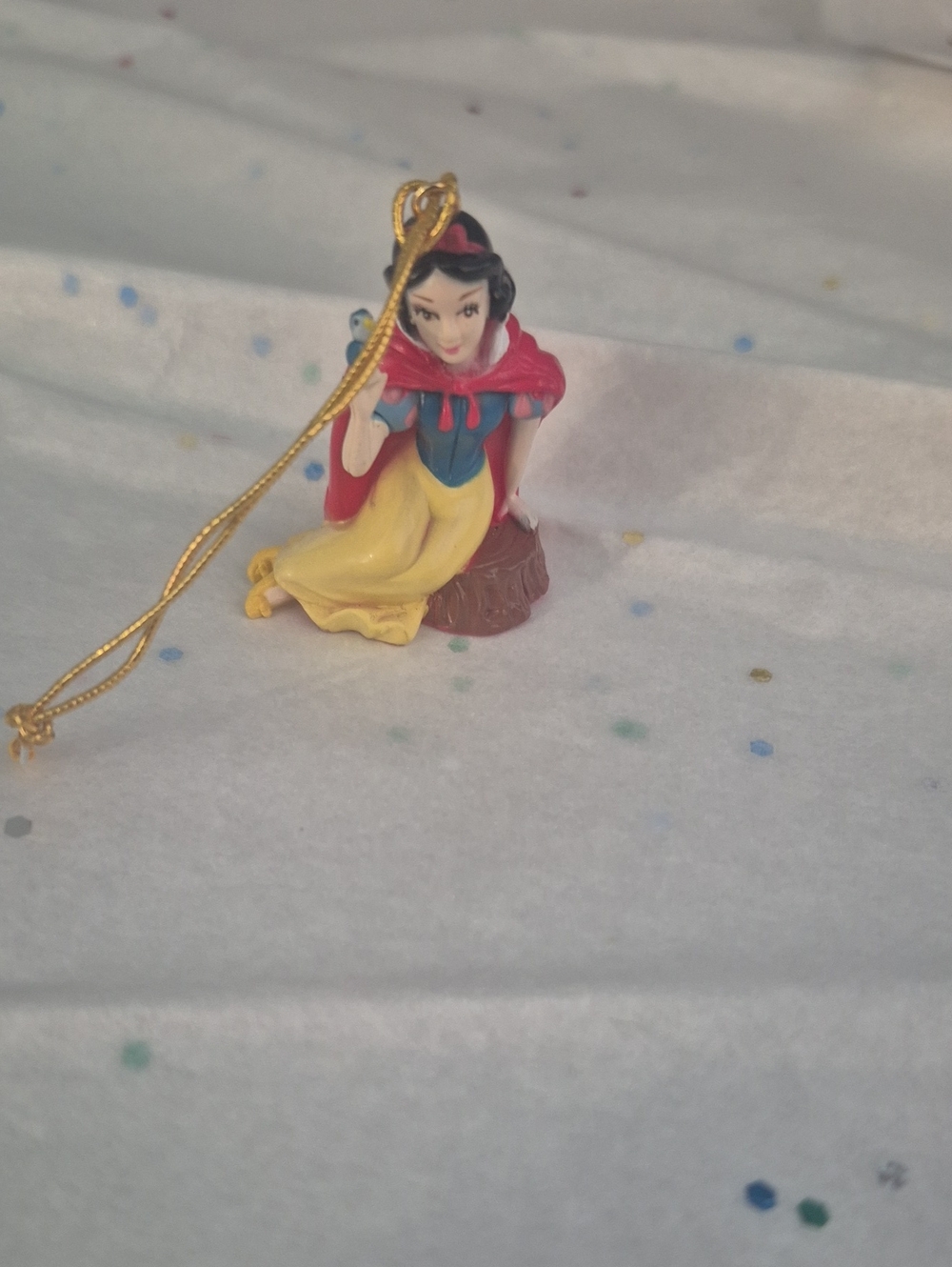 Disney Red, Yellow and Blue Princess Pendant Necklace